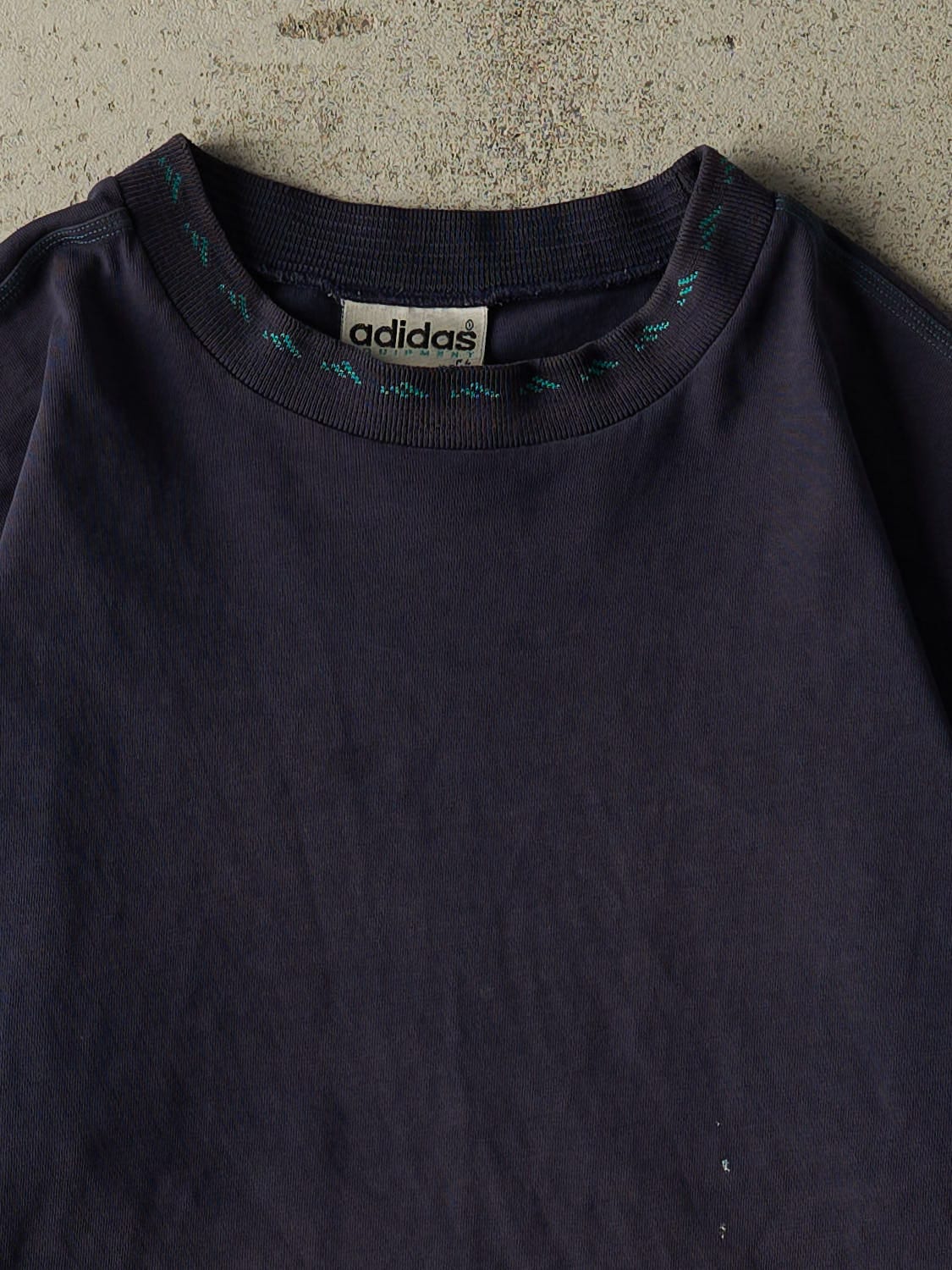 Vintage 80s Navy Blue Adidas Equipment Tee (M/L)