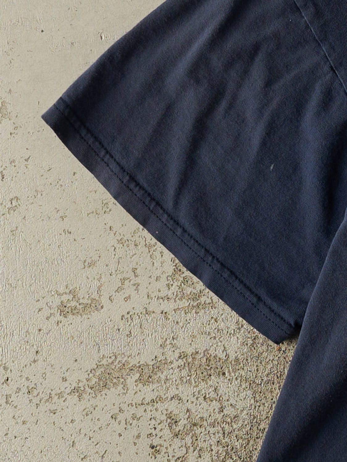 Vintage 90s Navy Blue Blank Tee (M/L)