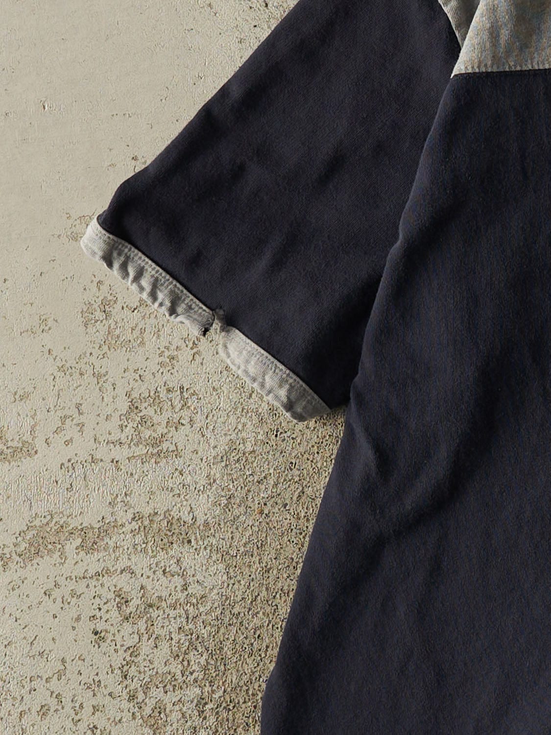 Vintage 90s Navy Blue Tommy Jeans Embroidered Tee (M/L)