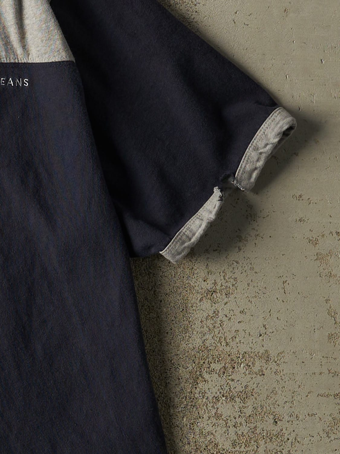 Vintage 90s Navy Blue Tommy Jeans Embroidered Tee (M/L)