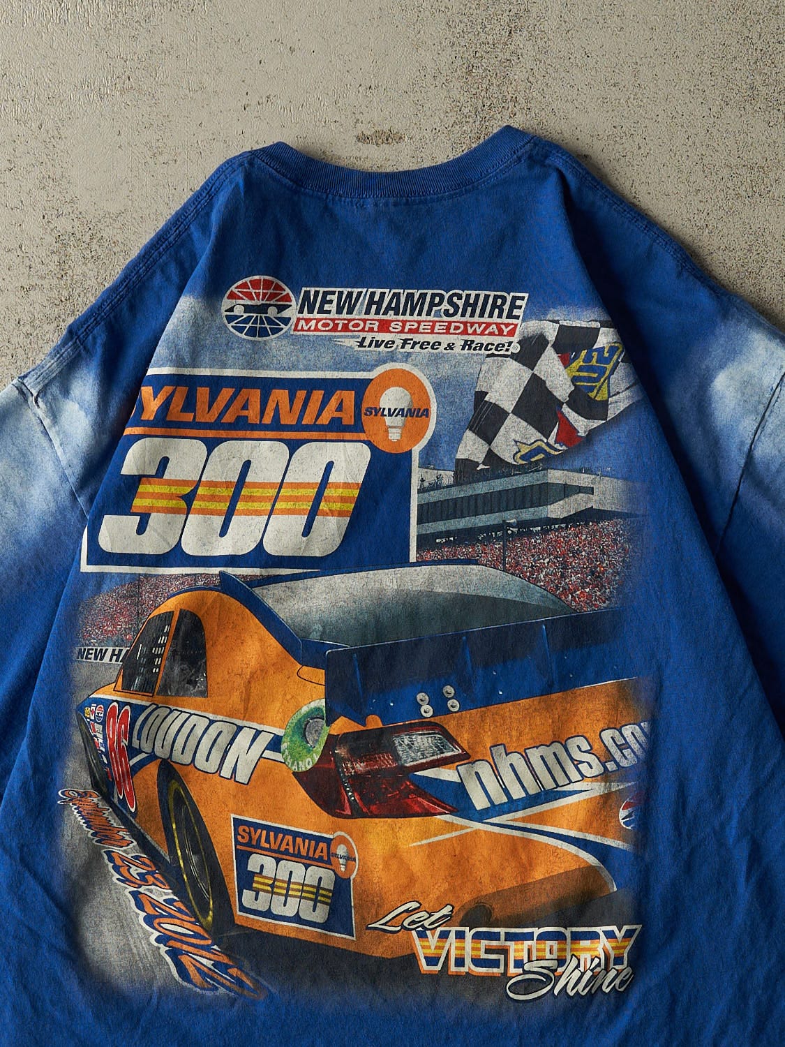 Vintage 12' Blue Sylvania AOP Racing Tee (XL)
