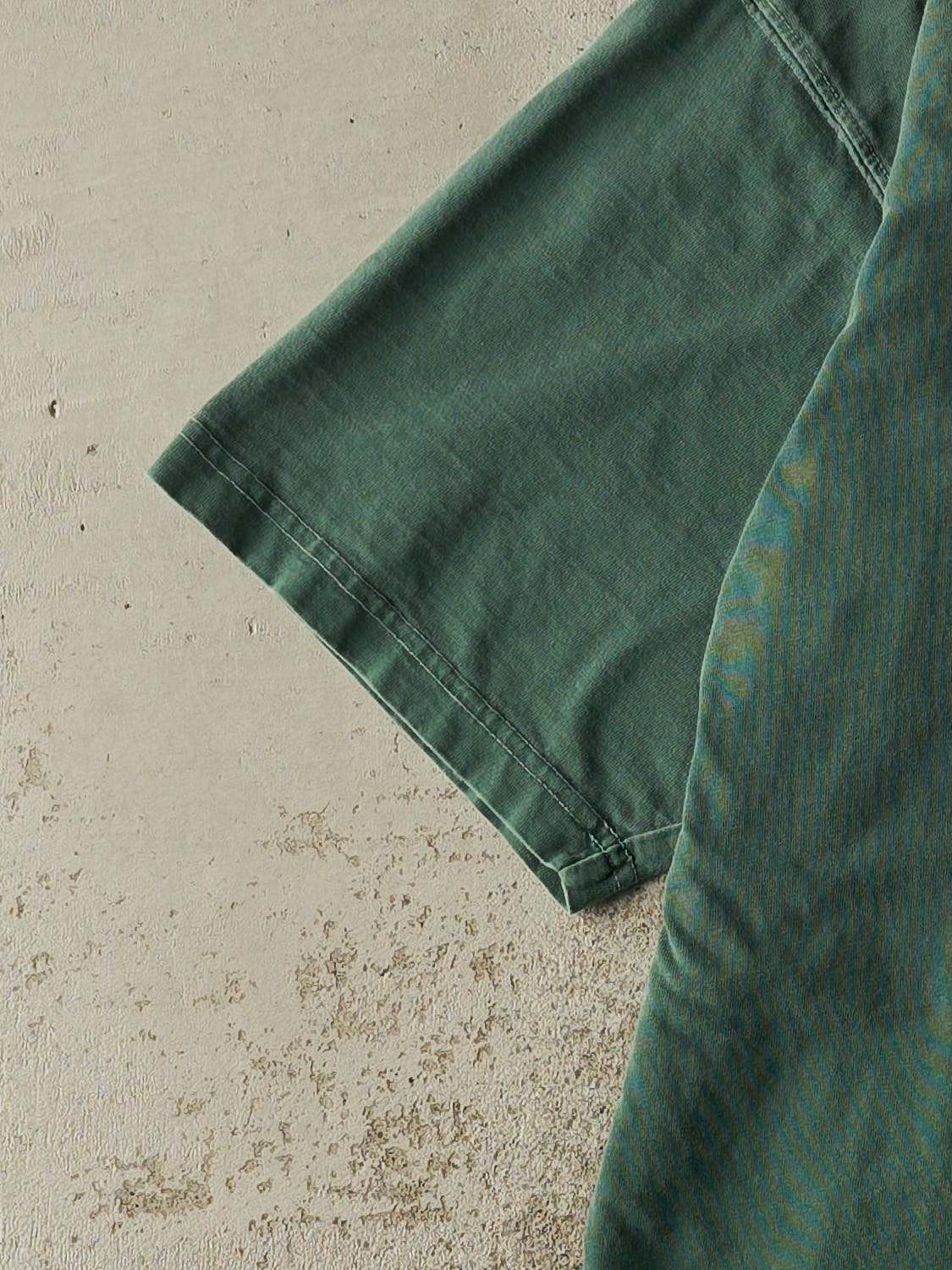 Vintage 90s Washed Green Eddie Bauer Tee (L/XL)