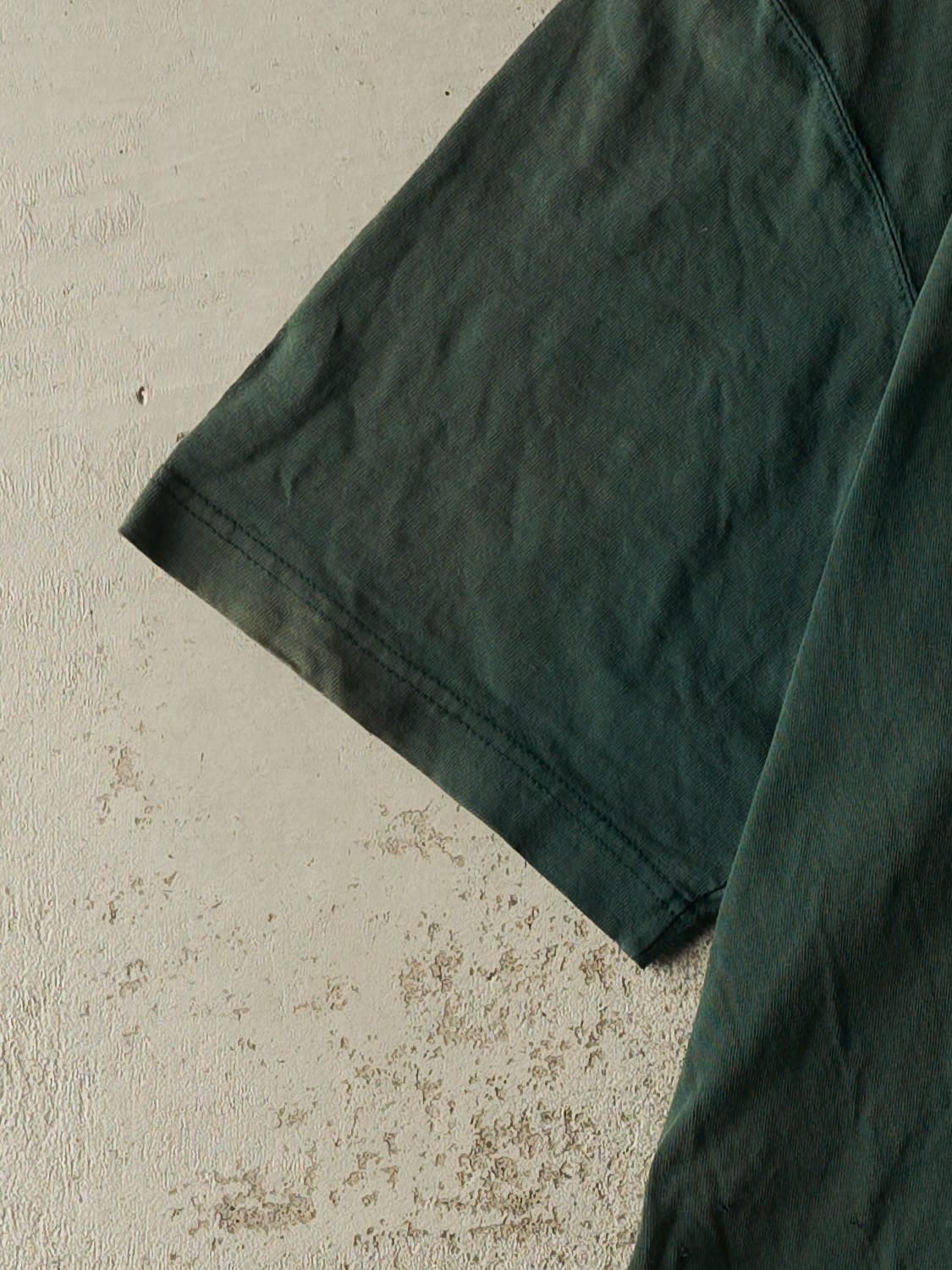 Vintage Y2K Sun Faded Green Carhartt Pocket Tee (XL)
