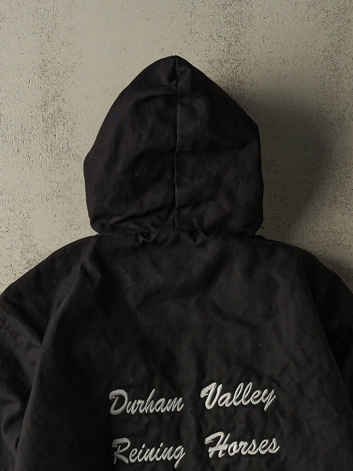Vintage 90s Black Dickies Hooded Work Jacket (L/XL)