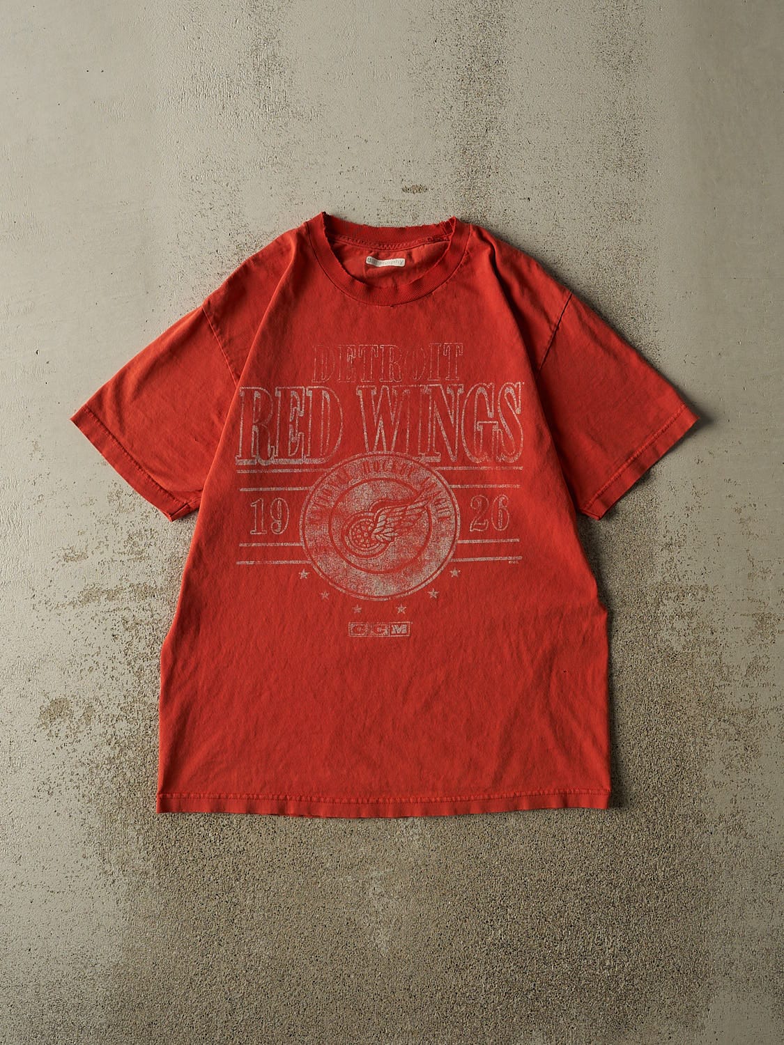 Vintage 90s Red Detroit Red Wings Tee (L)