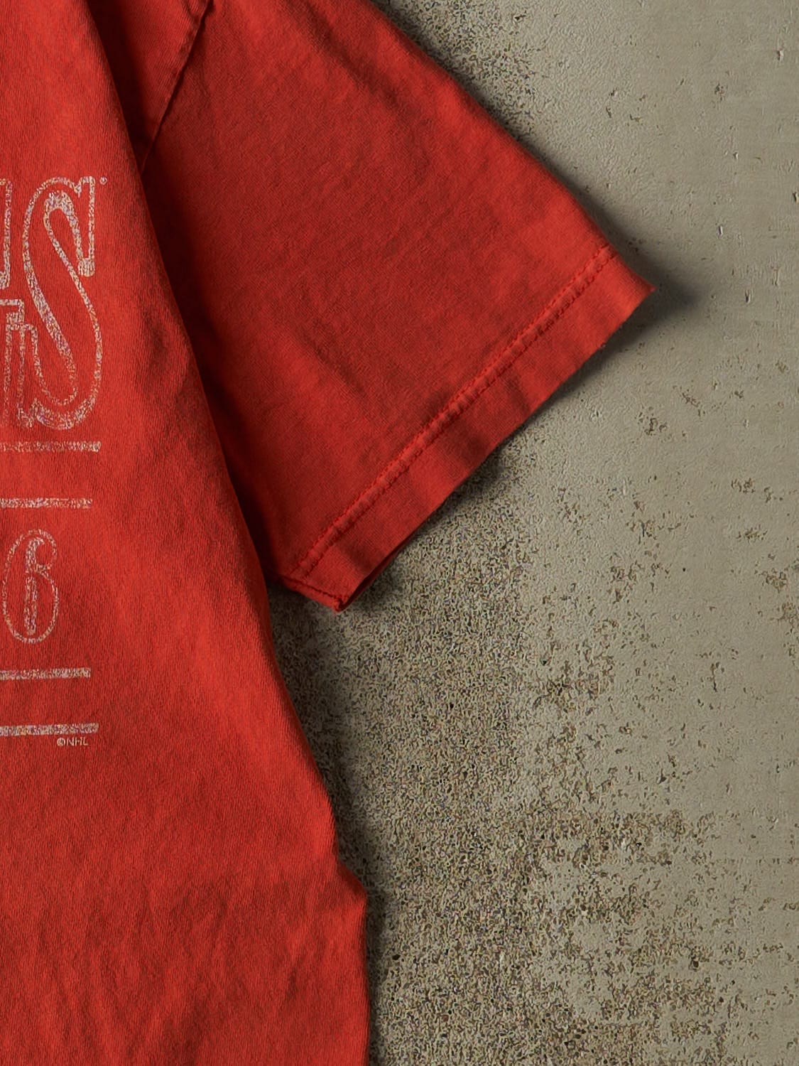 Vintage 90s Red Detroit Red Wings Tee (L)