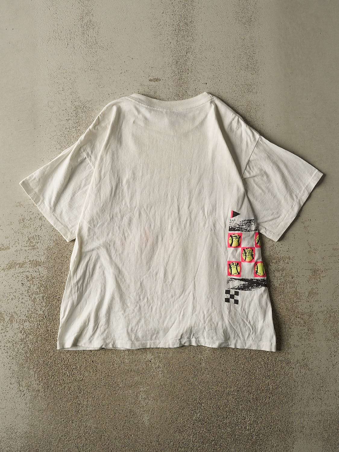 Vintage 80s White Adidas Tennis Tee (L)