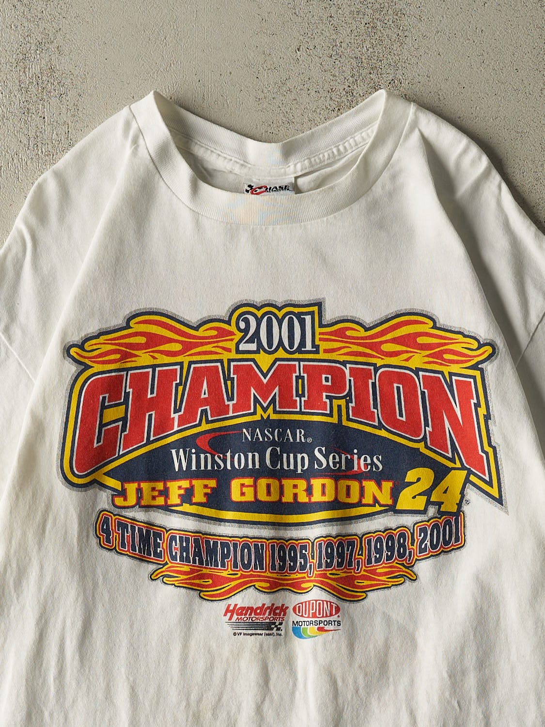 Vintage 01' White Jeff Gordon Winston Cup Champion Tee (XL)