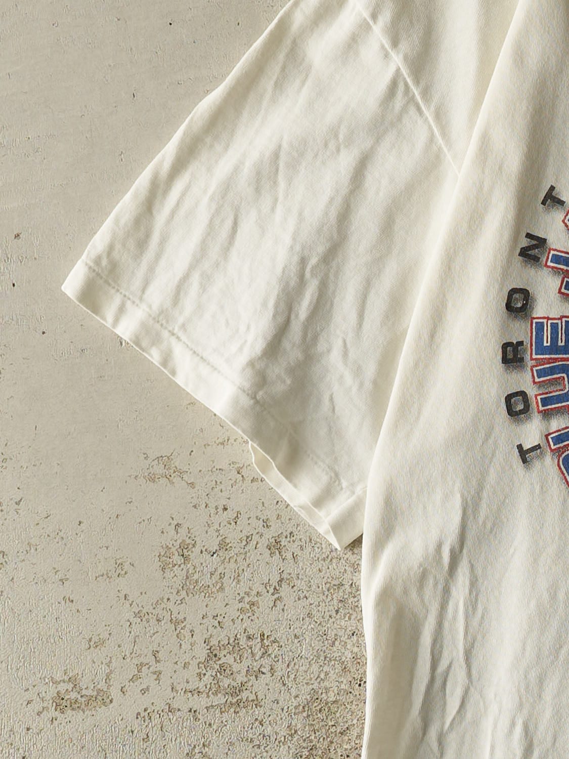 Vintage 03' White Toronto Blue Jays vs Montreal Expos Tee (M/L)