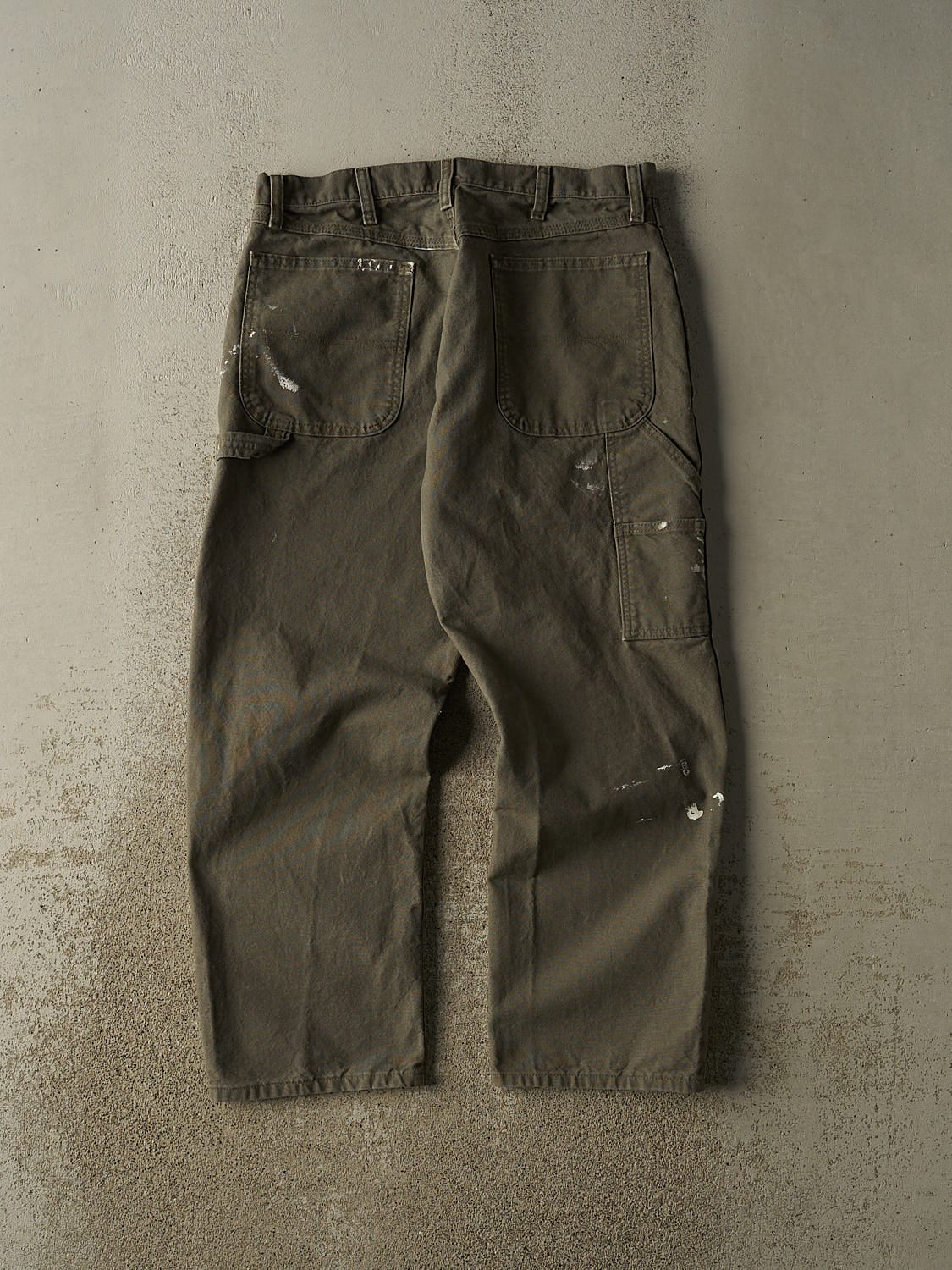 Vintage 90s Green Rustler Carpenter Pants (33x28)