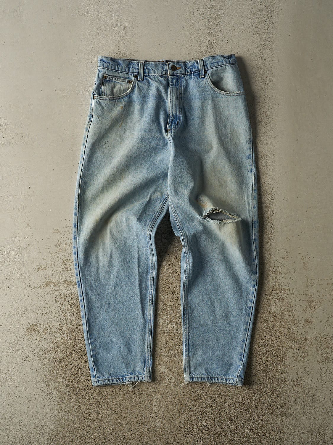 Vintage 90s Light Wash Carhartt Jeans (33x29)