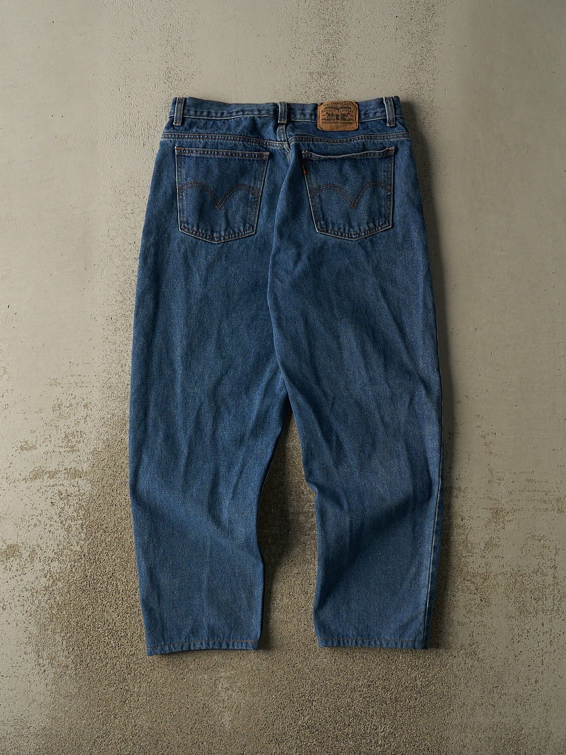 Vintage 80s Dark Wash Levi's Orange Tab Jeans (32x28)