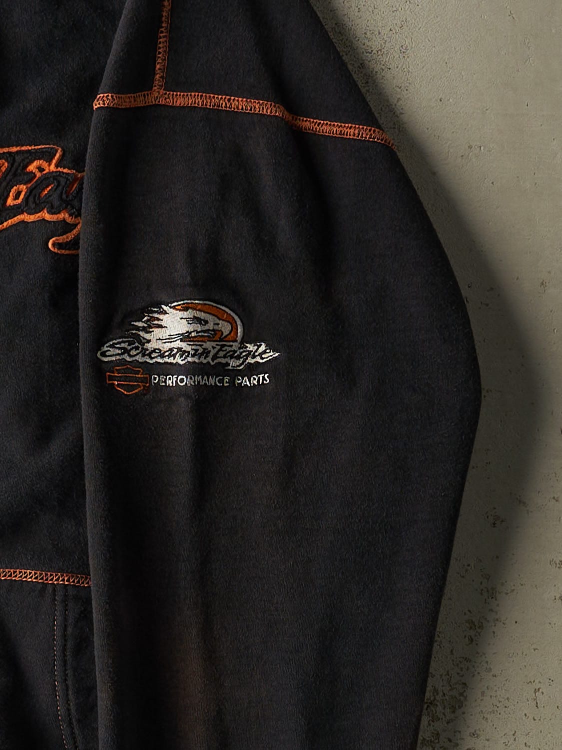 Vintage Y2K Black Harley Davidson Screamin' Eagle Crewneck (L)