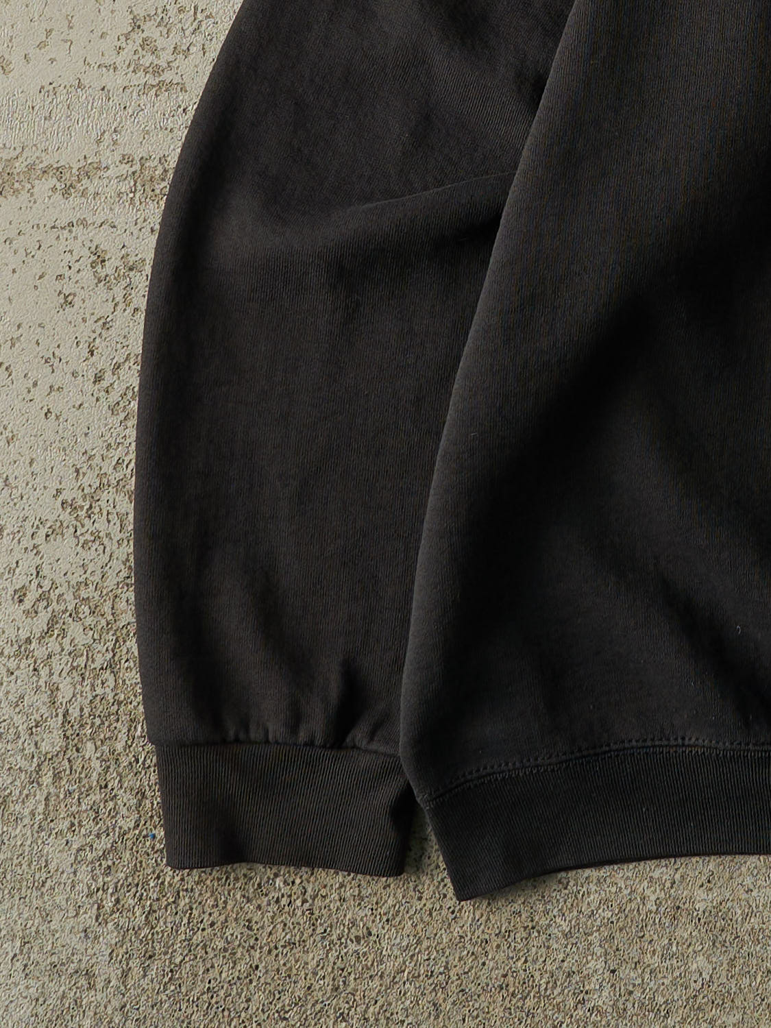 Vintage 90s Faded Black Blank Crewneck (XL)