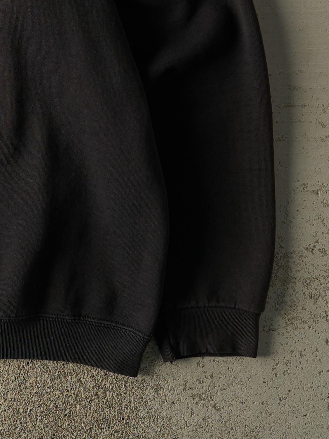 Vintage 90s Faded Black Blank Crewneck (XL)