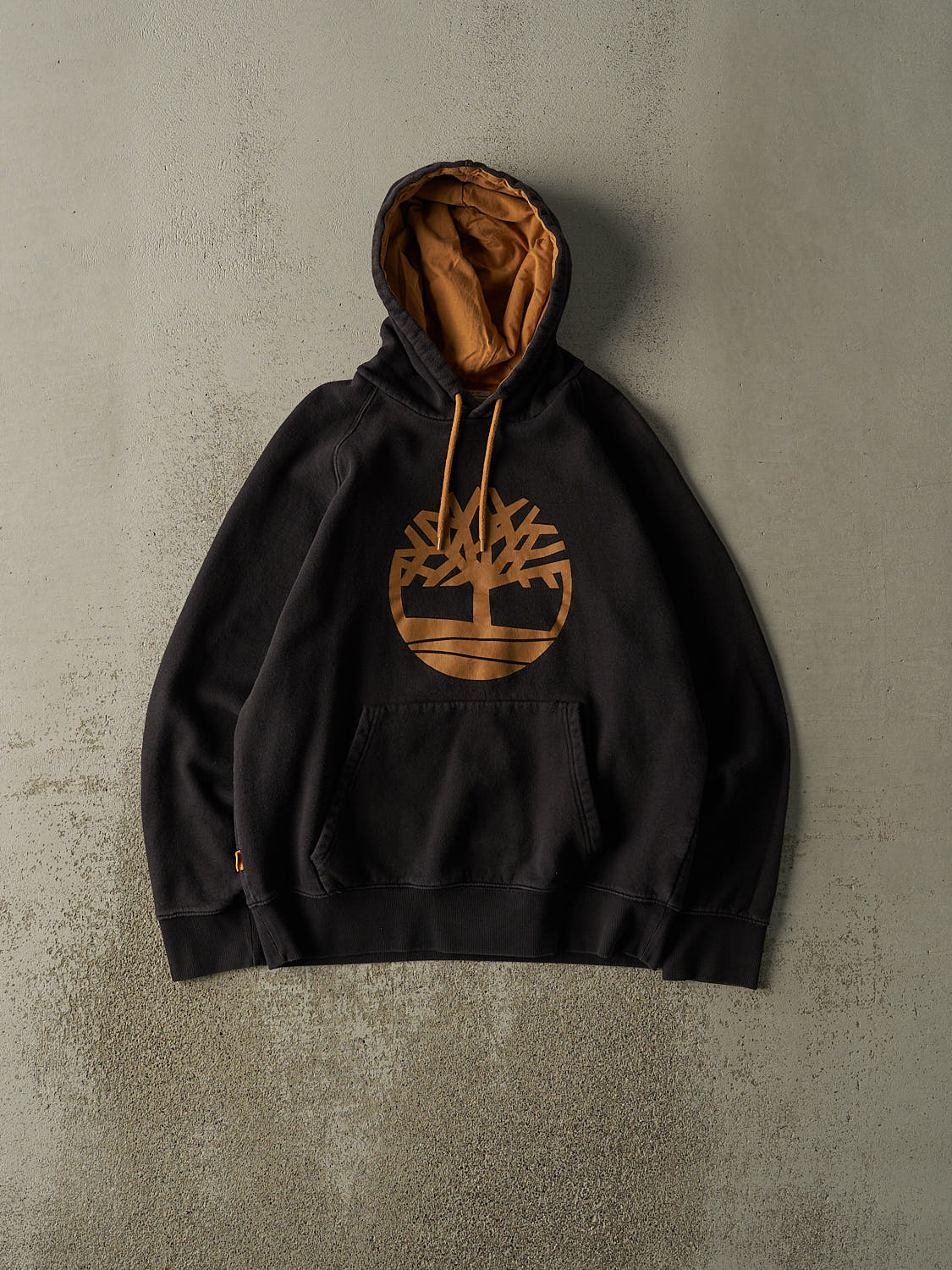 Vintage 90s Black Timberland Logo Hoodie (M/L)