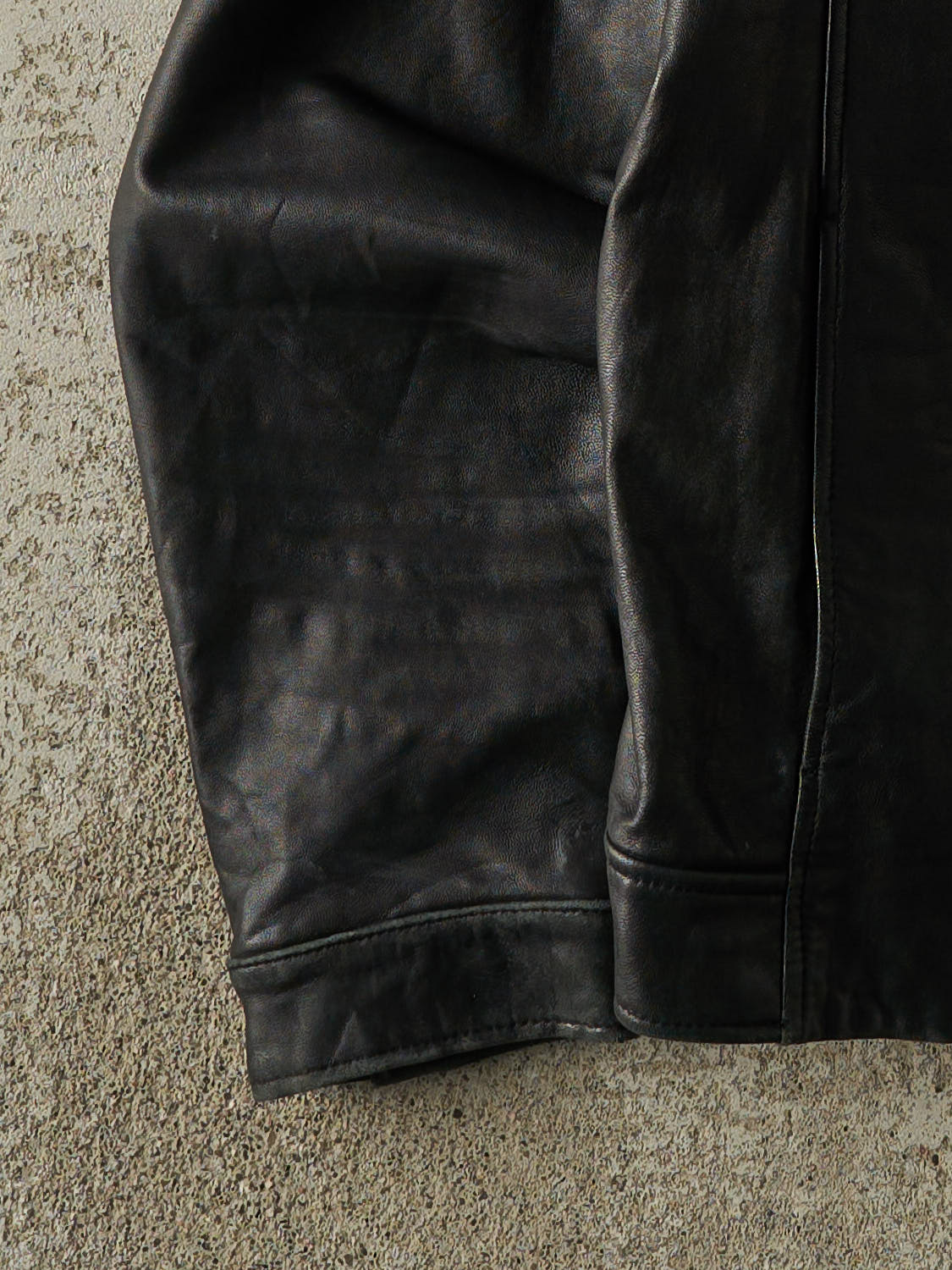 Vintage 90s Black Danier Soft Leather Jacket (L)