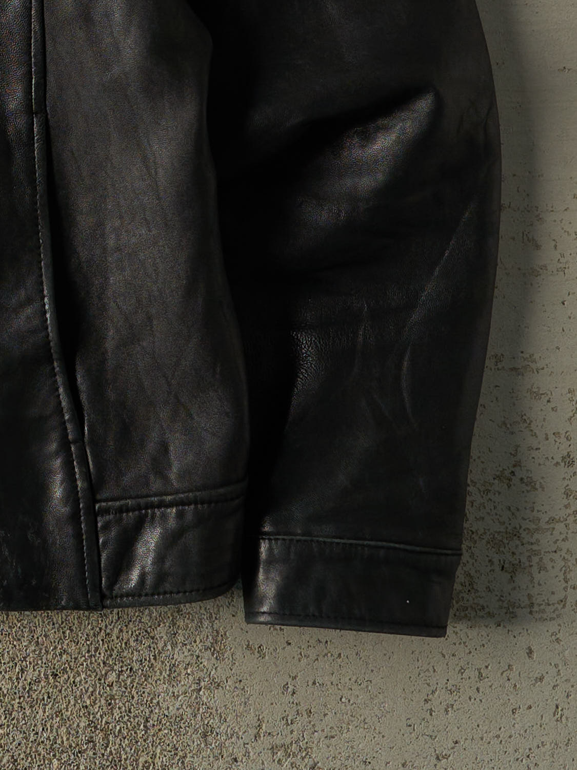 Vintage 90s Black Danier Soft Leather Jacket (L)