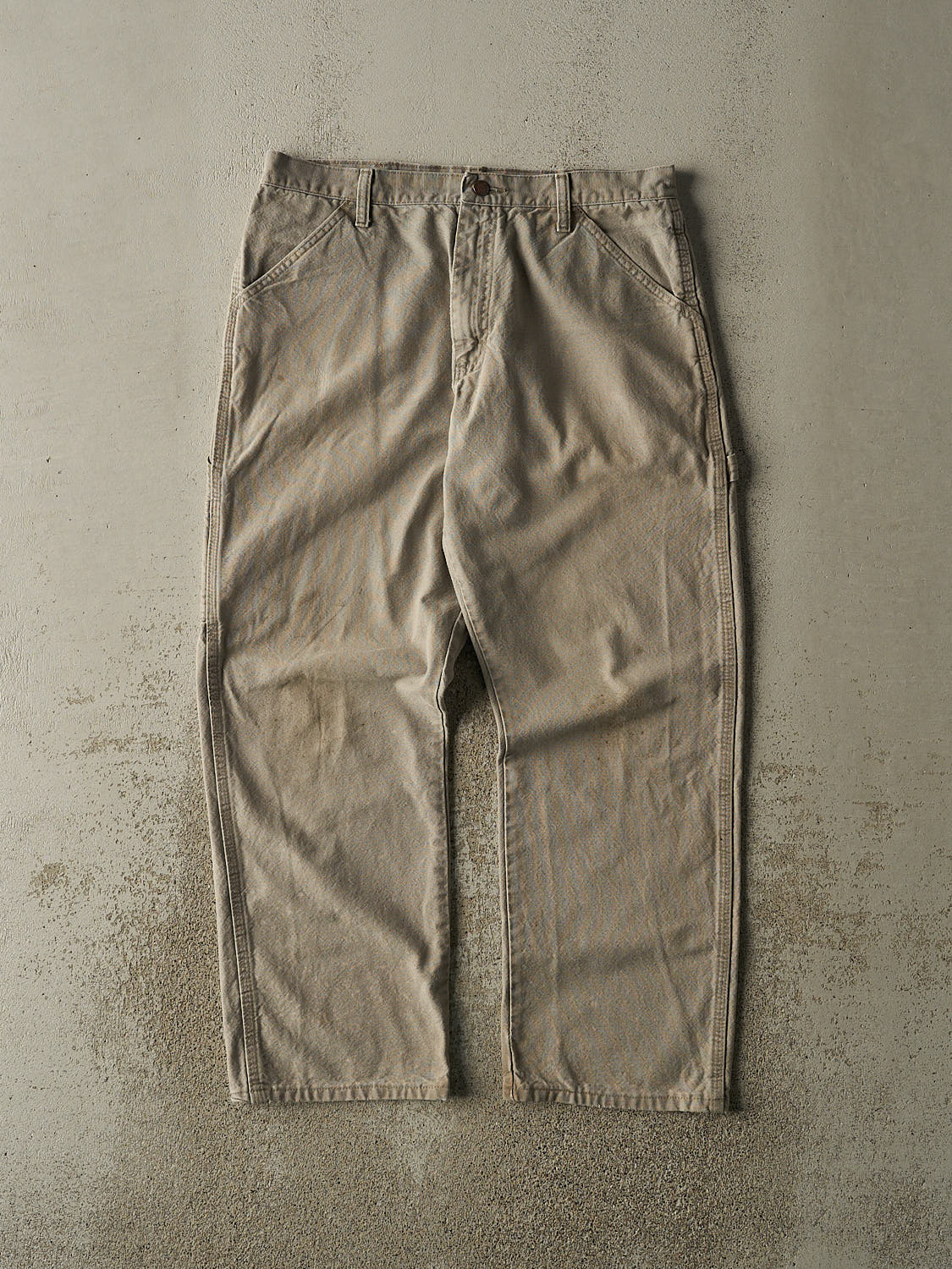 Vintage 90s Beige Rustler Carpenter Pants (34x29)