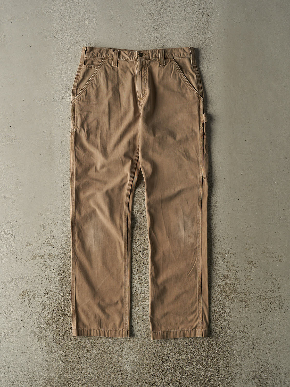 Vintage Y2K Beige Carhartt Carpenter Pants (32x32)