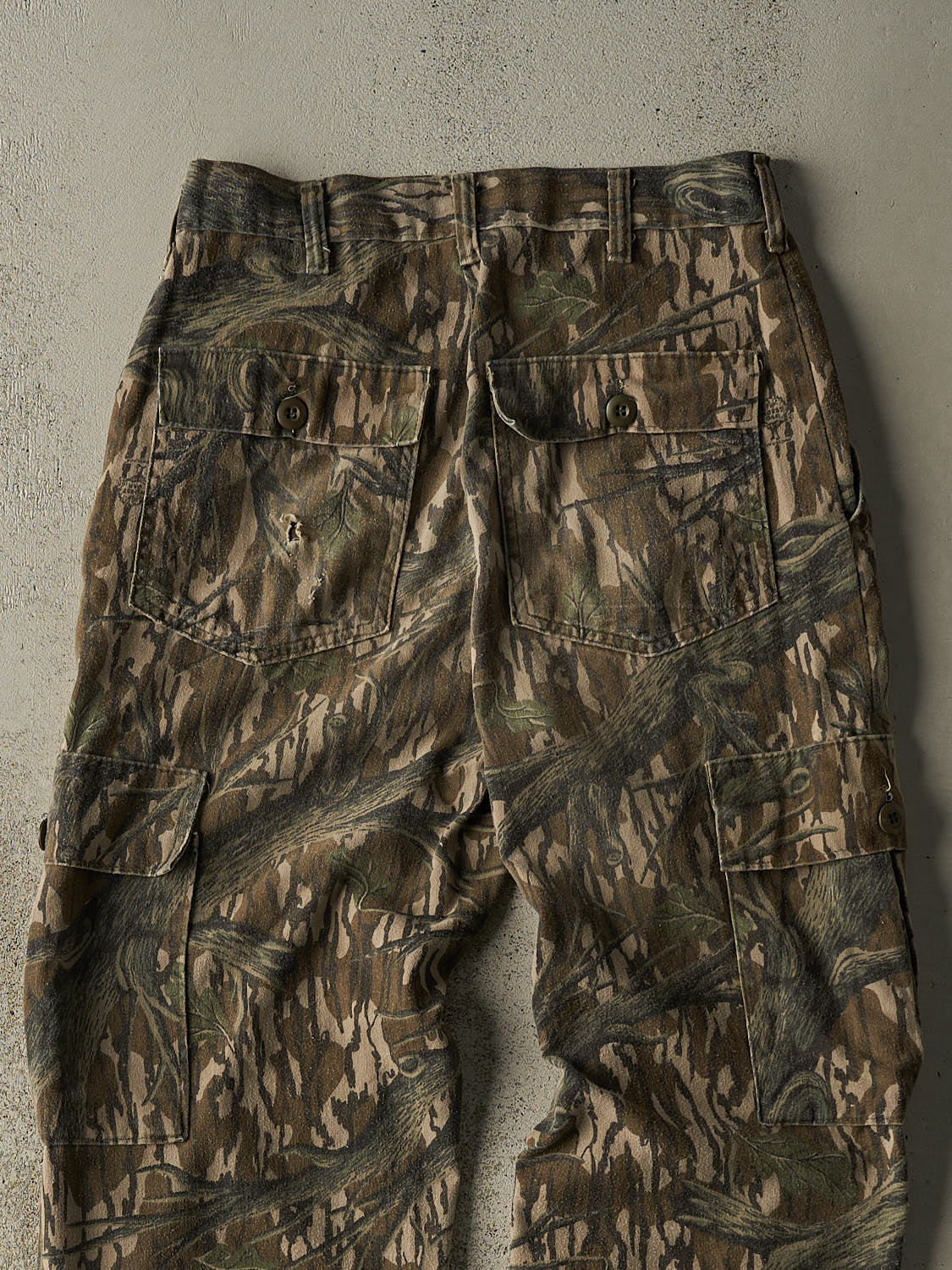 Vintage 80s Camo Mossy Oak Cargo Pants (30x30)