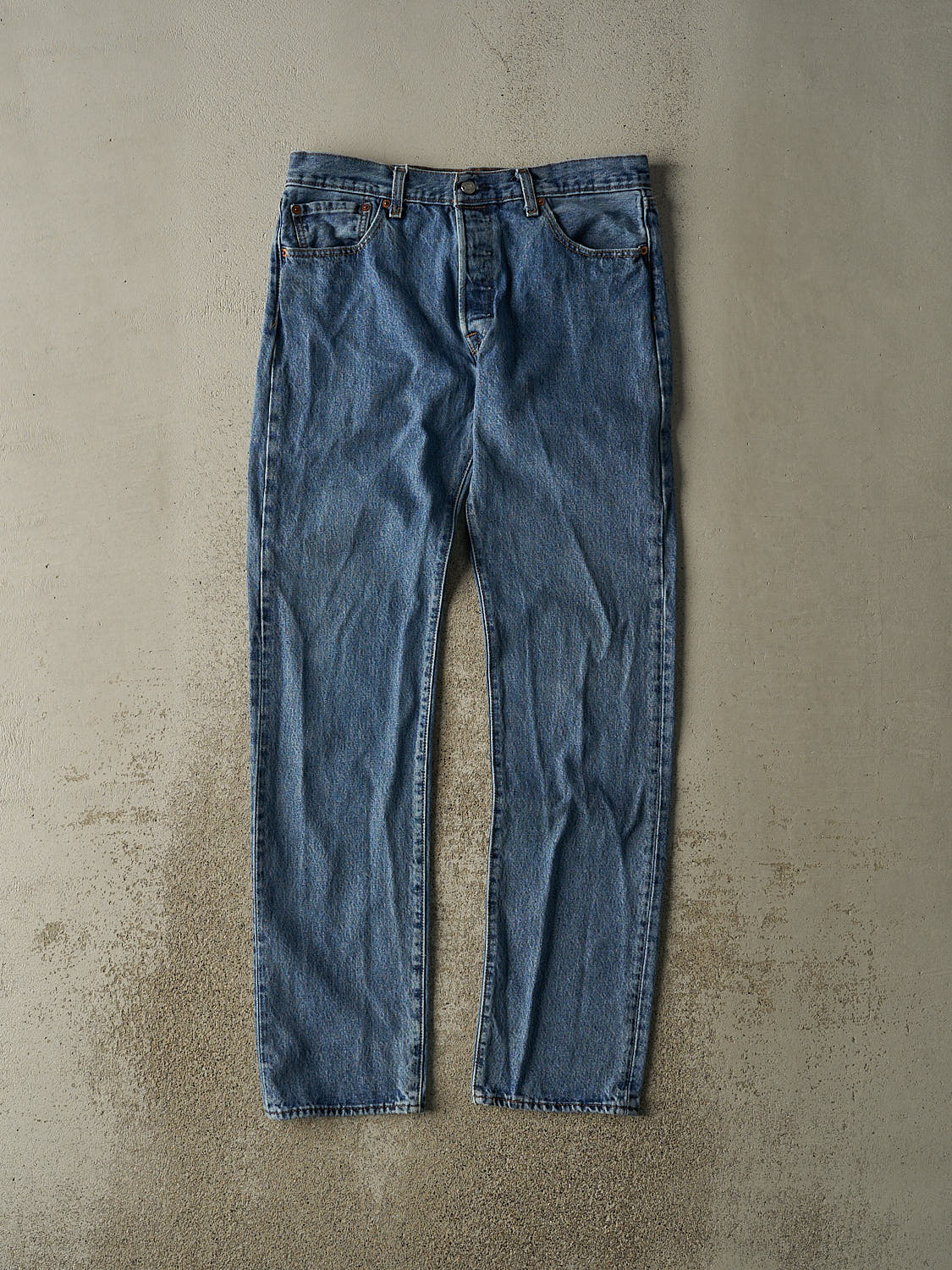 Vintage Y2K Mid Wash Levi's 501 Jeans (32x33.5)