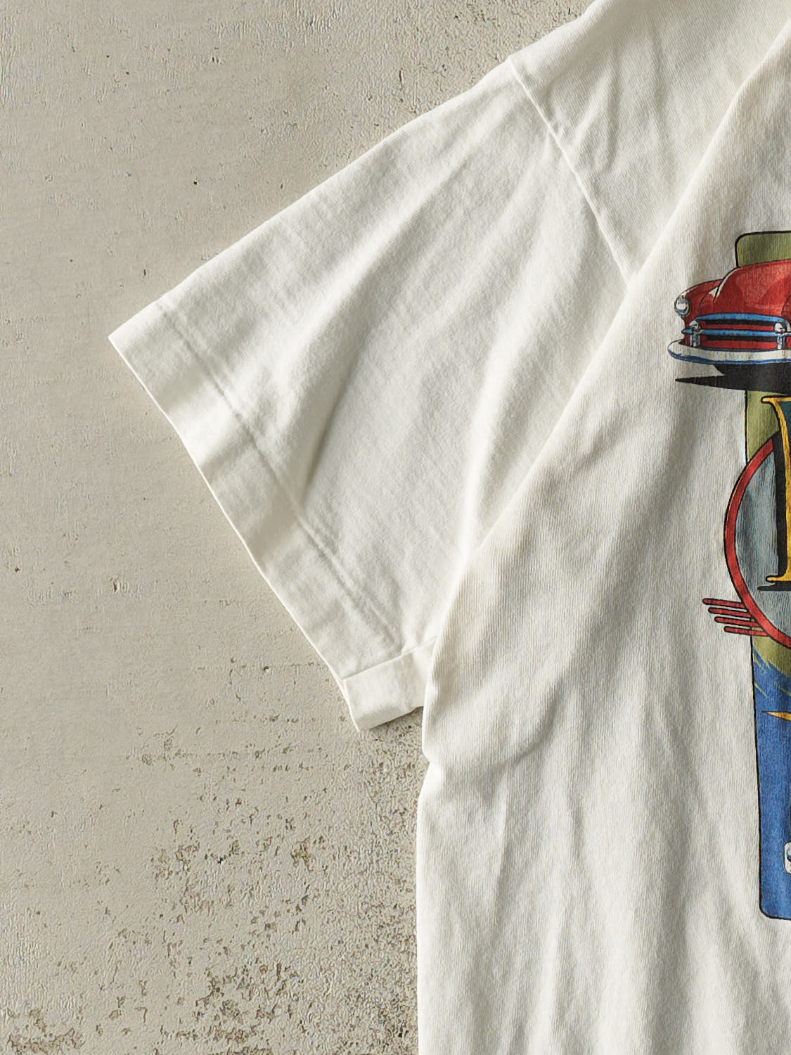 Vintage 95' White Legacy Car Tee (L/XL)