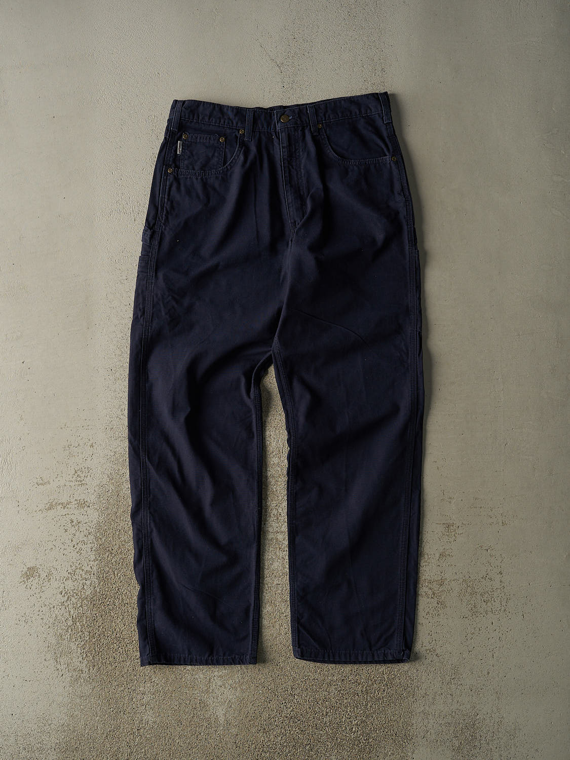 Vintage Y2K Navy Blue Carhartt Carpenter Pants (34x33)