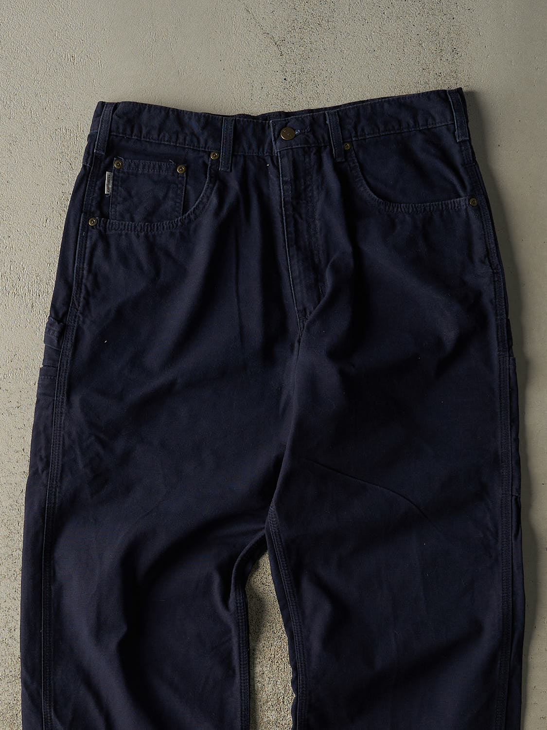 Vintage Y2K Navy Blue Carhartt Carpenter Pants (34x33)