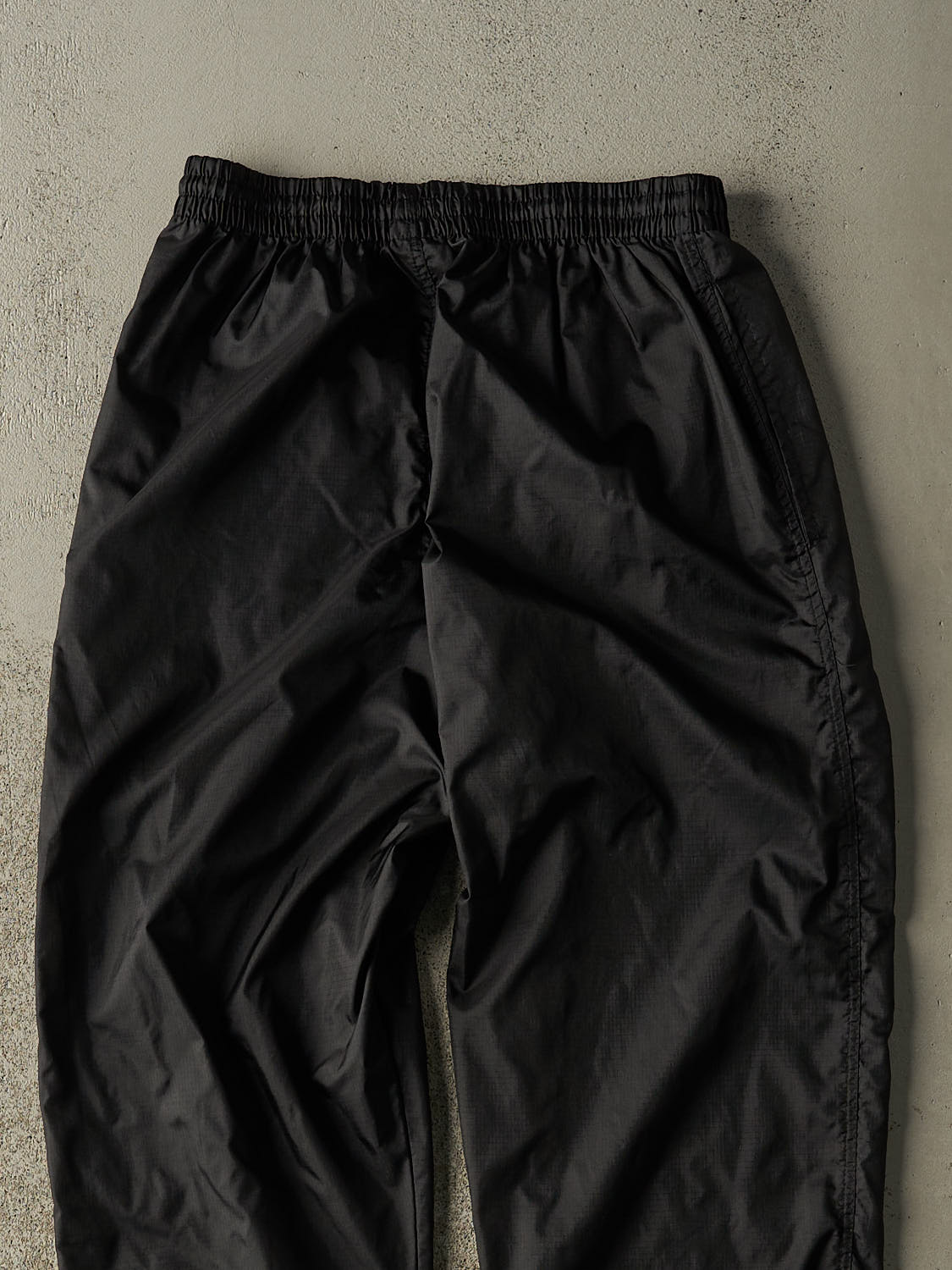 Vintage 90s Black Diadora Embroidered Track Pants (26x30)