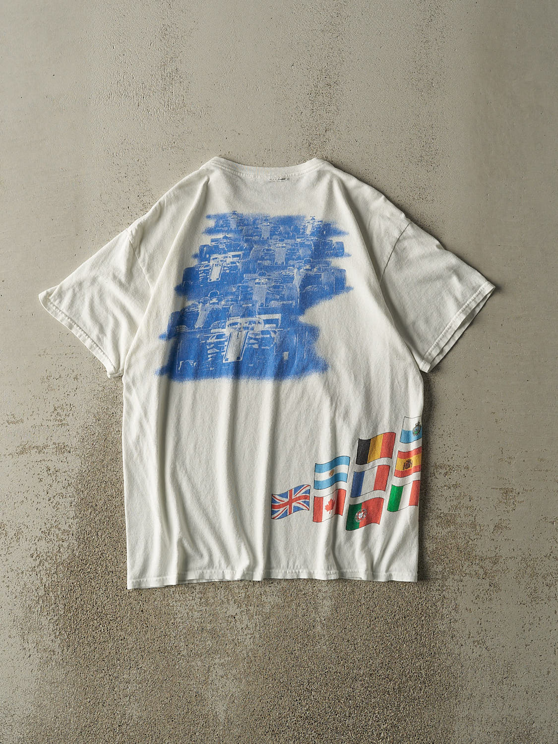 Vintage 91' White Las Vegas Prix Racing Tee (S/M)