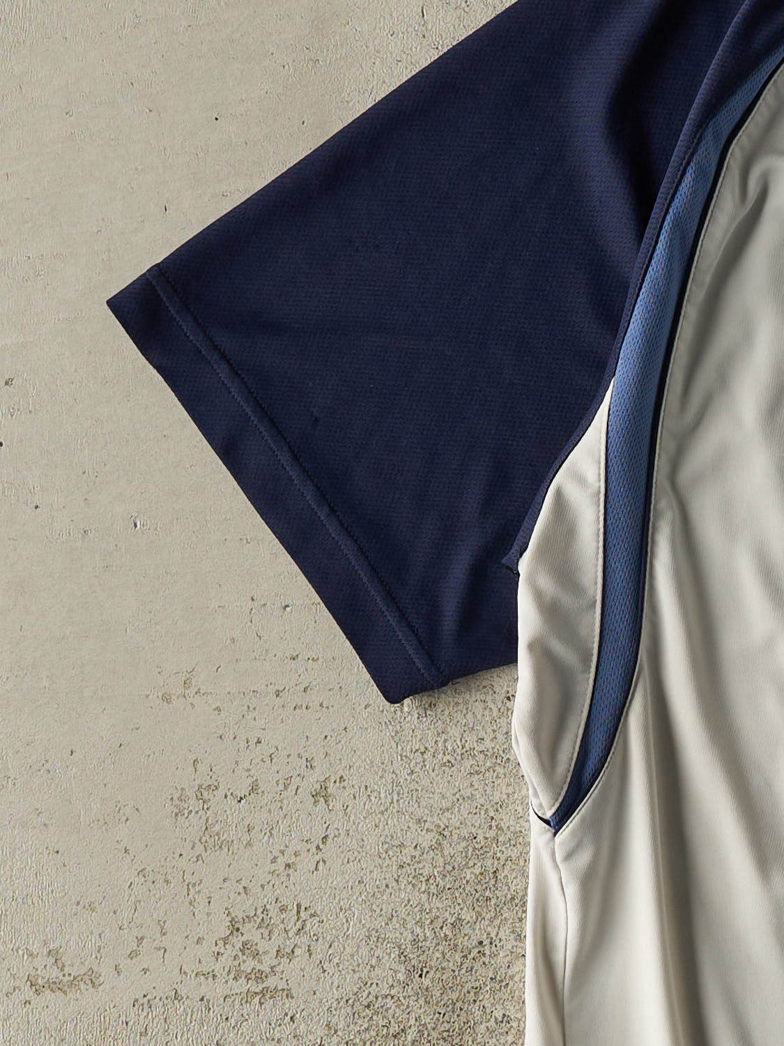 Vintage Y2K White & Navy Adidas Jersey (S/M)