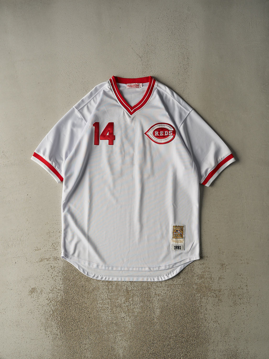 Vintage Y2K White Cincinnati Reds Pete Rose Baseball Jersey (XXL/XXXL)
