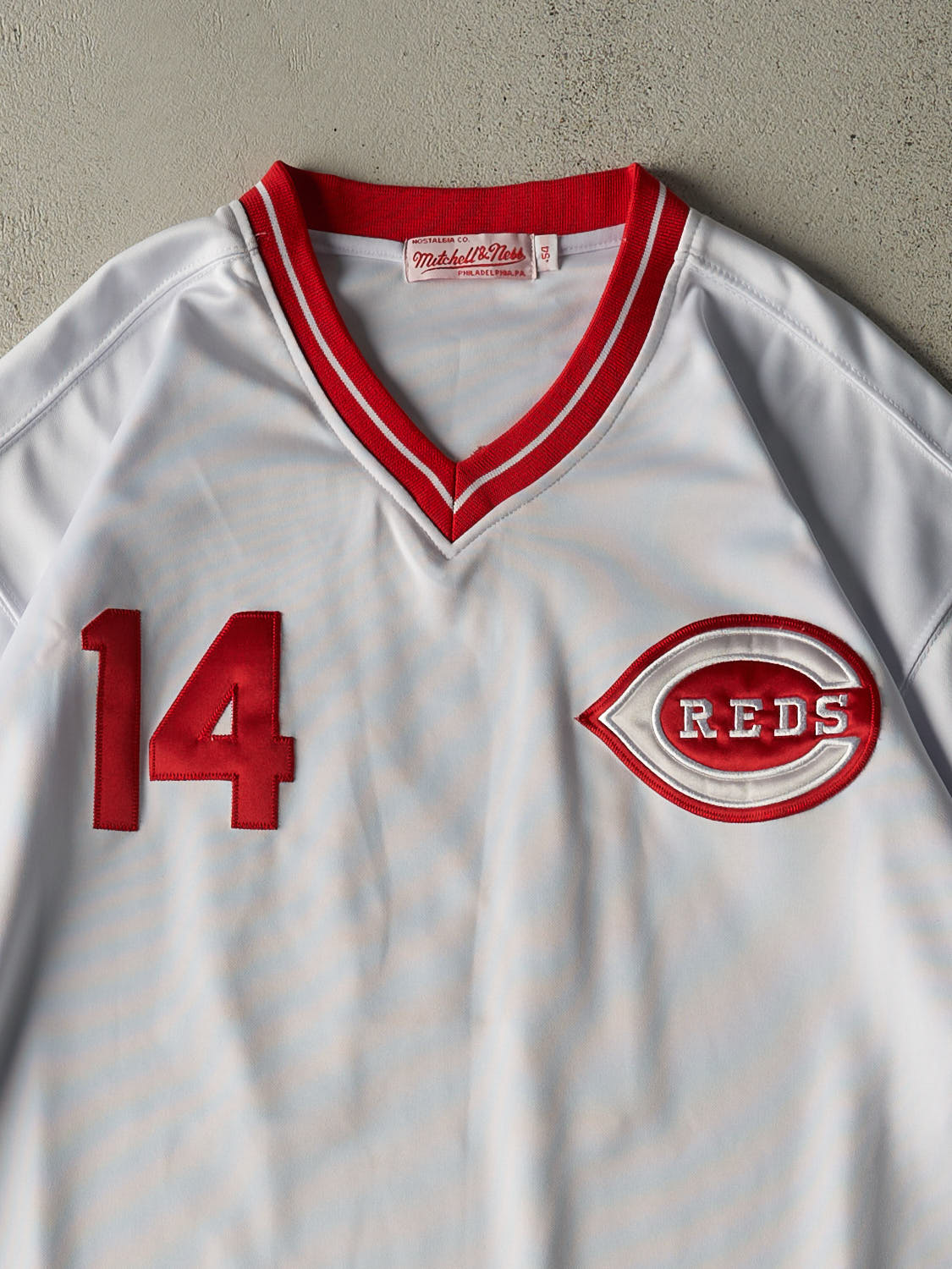Vintage Y2K White Cincinnati Reds Pete Rose Baseball Jersey (XXL/XXXL)
