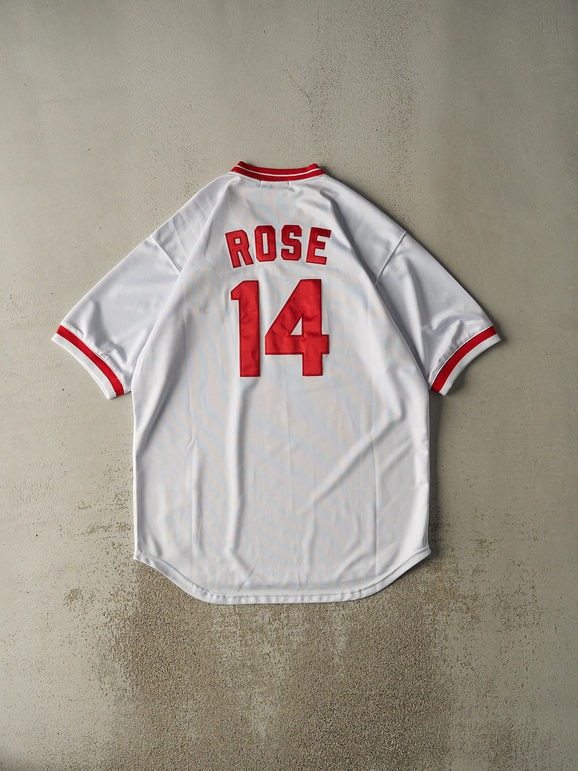 Vintage Y2K White Cincinnati Reds Pete Rose Baseball Jersey (XXL/XXXL)