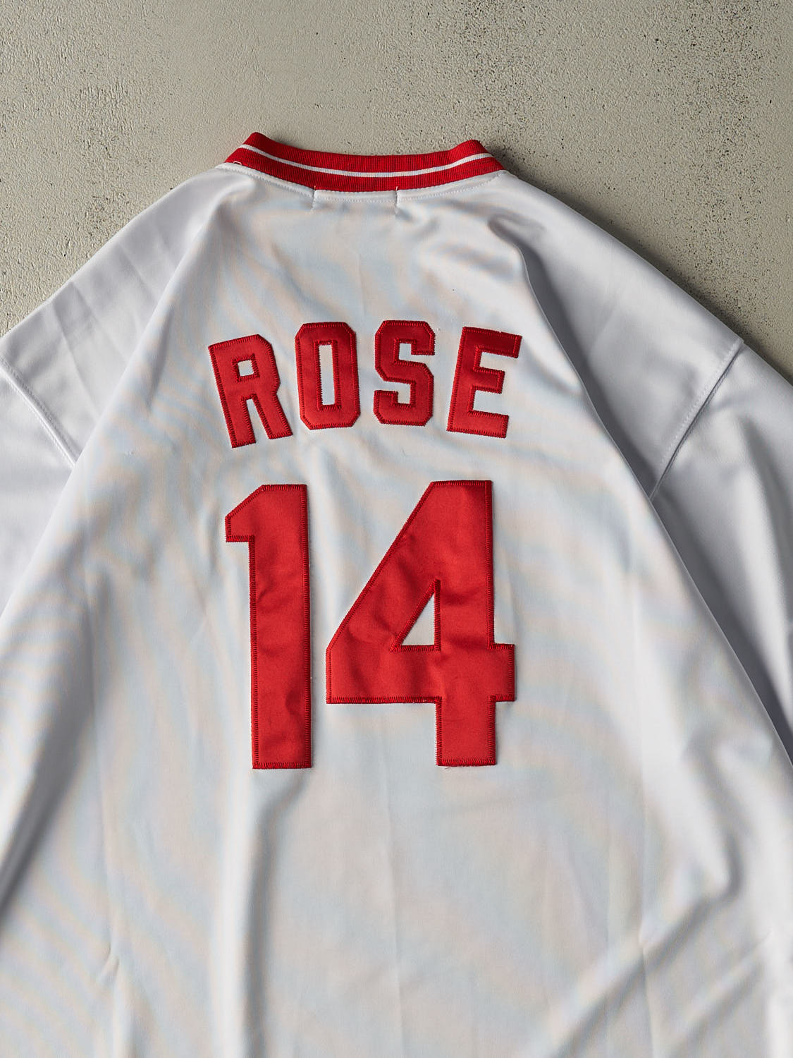 Vintage Y2K White Cincinnati Reds Pete Rose Baseball Jersey (XXL/XXXL)