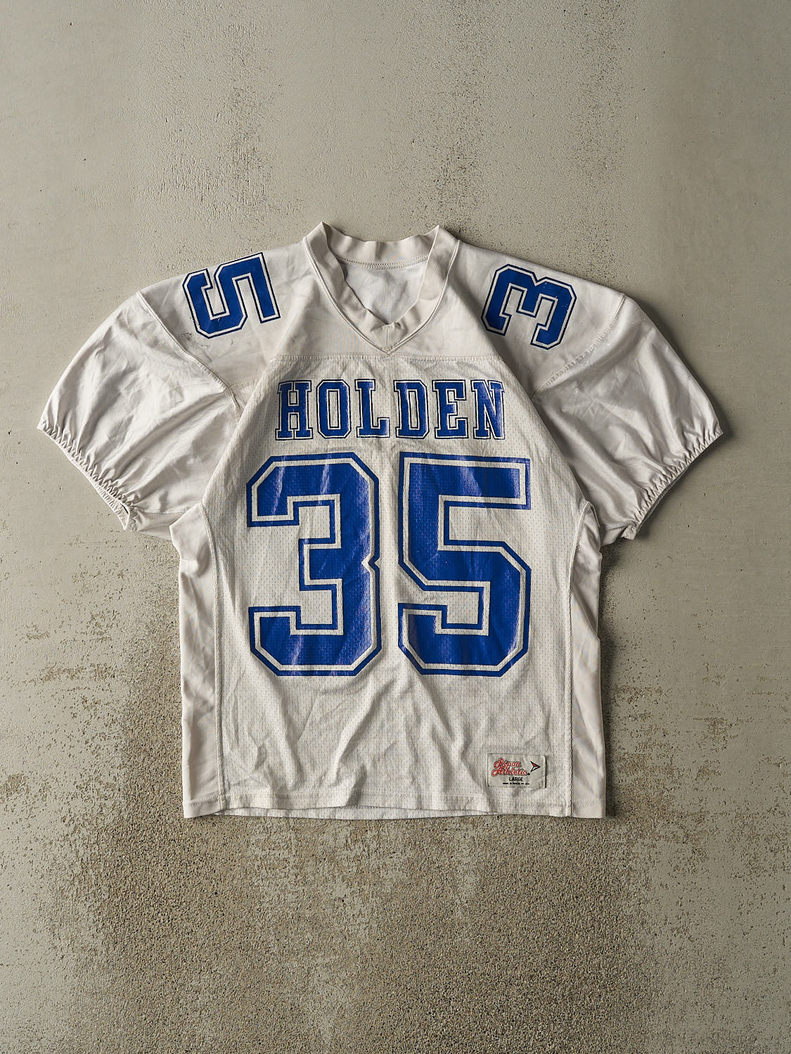Vintage 90s White Holden Football Jersey (S/M)