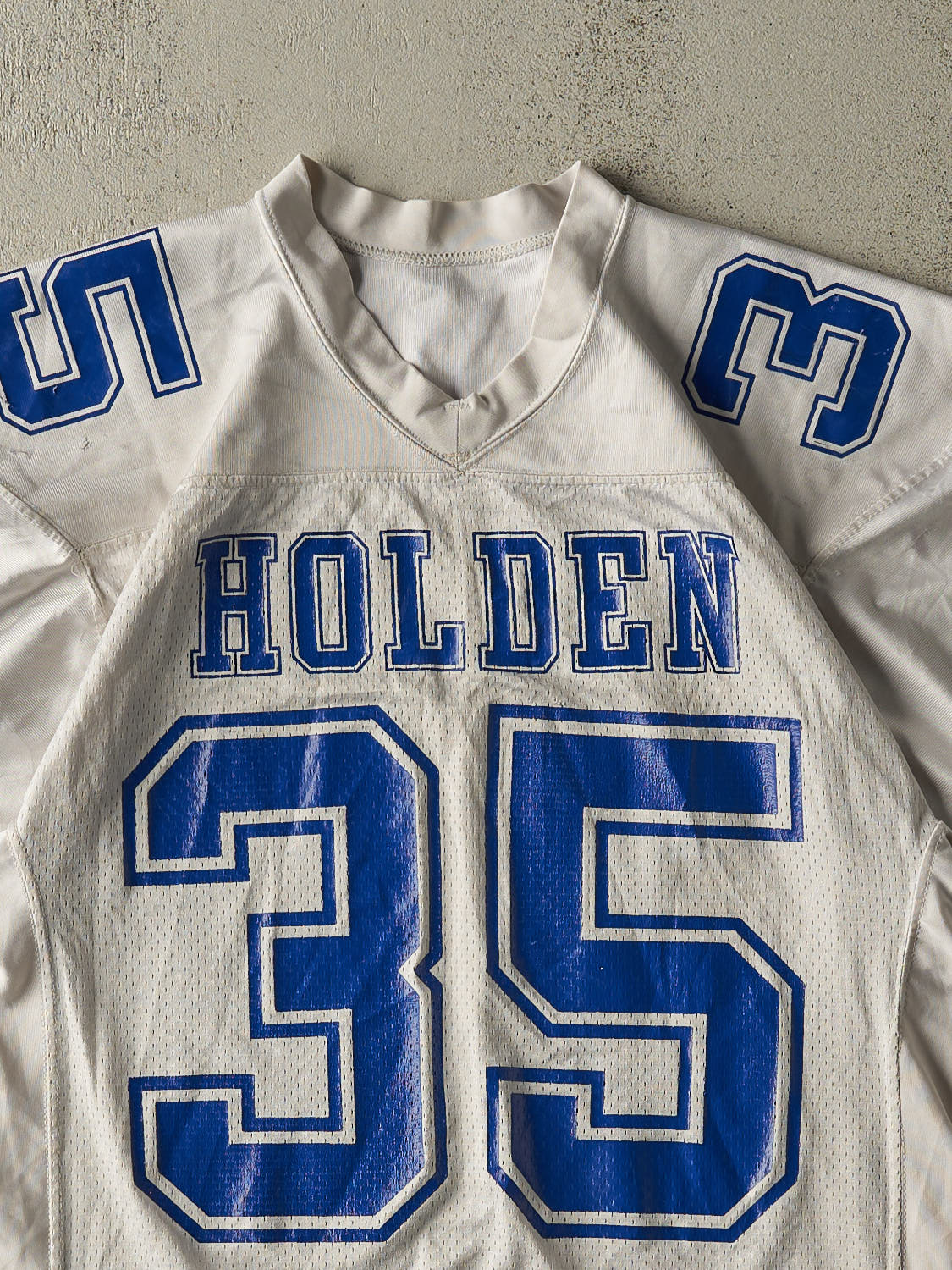 Vintage 90s White Holden Football Jersey (S/M)