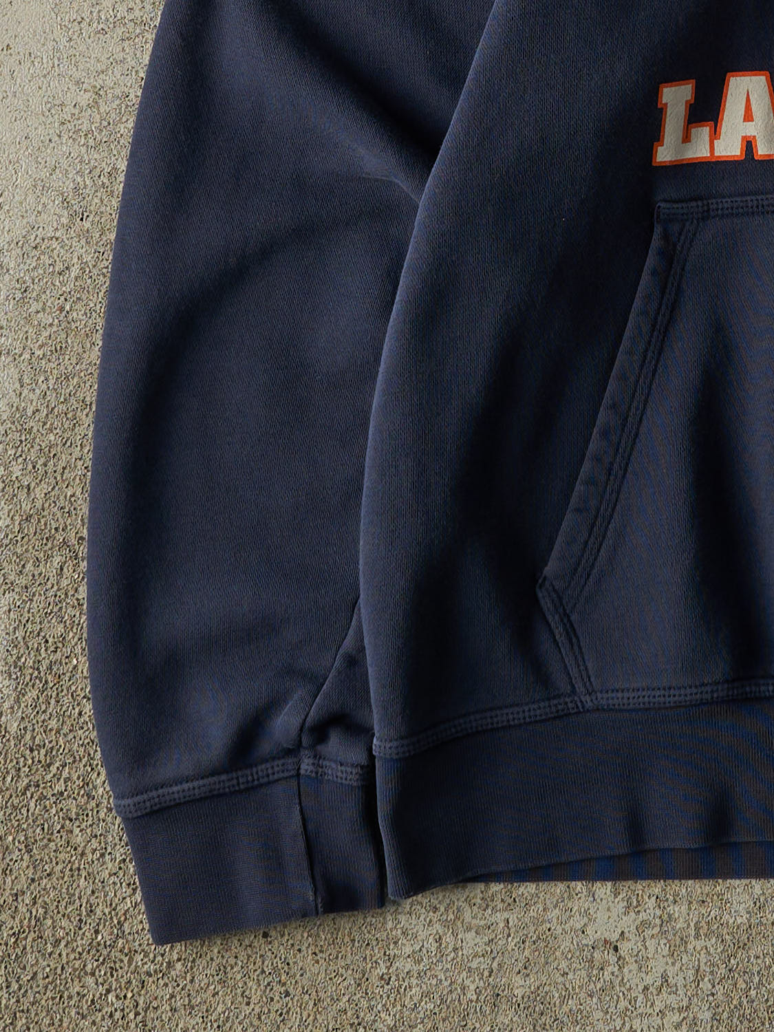 Vintage Y2K Navy Blue Walpole Lacrosse Nike Embroidered Hoodie (M)