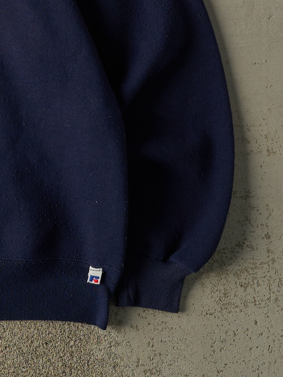 Vintage 90s Navy Blue Russell Athletic Blank Crewneck (M/L)