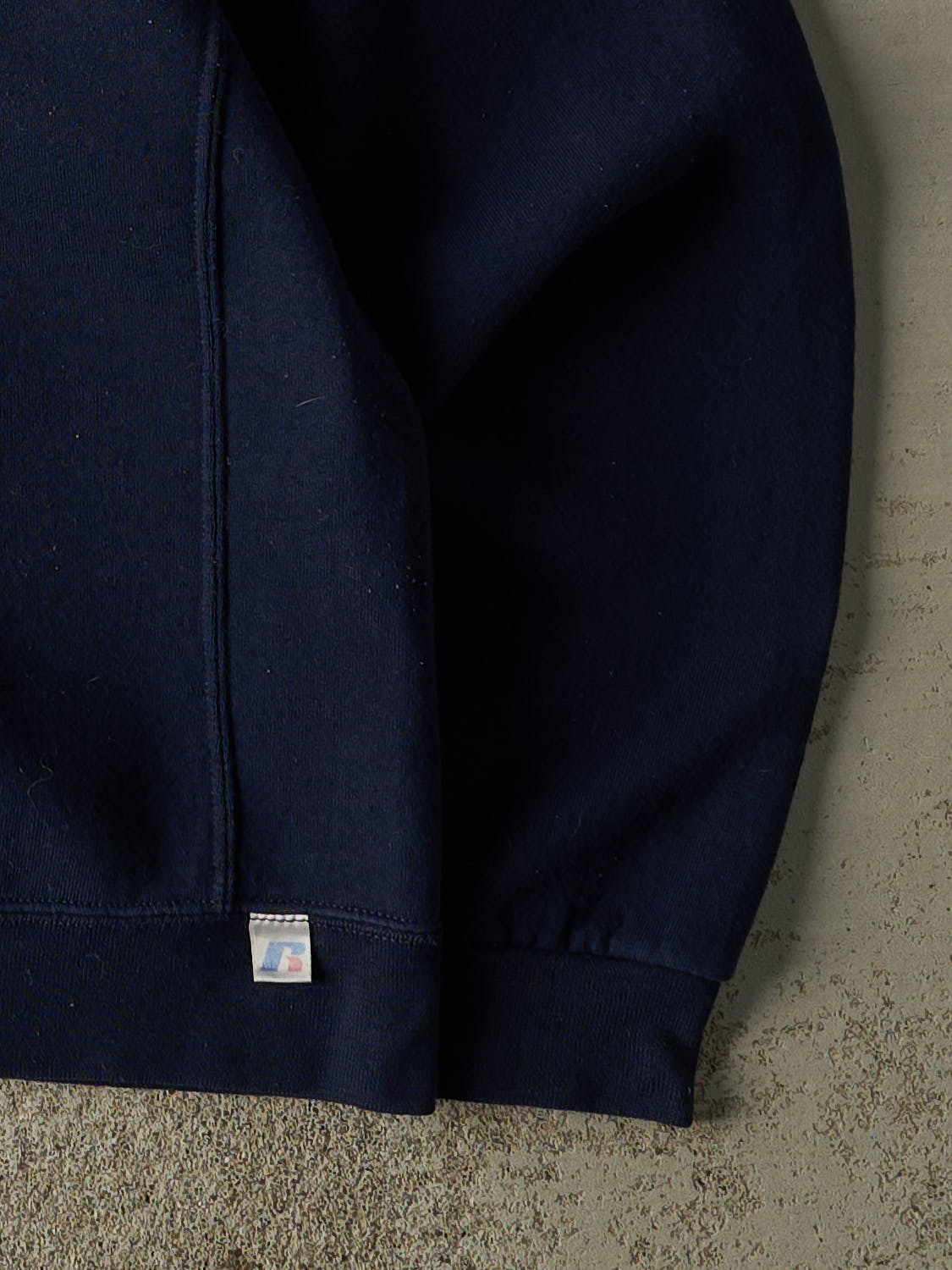 Vintage Y2K Navy Blue Russell Athletic Blank Crewneck (M/L)