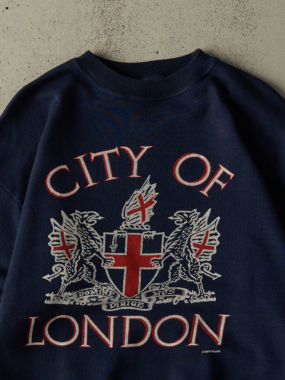 Vintage 80s Navy Blue City of London Crewneck (XS/S)