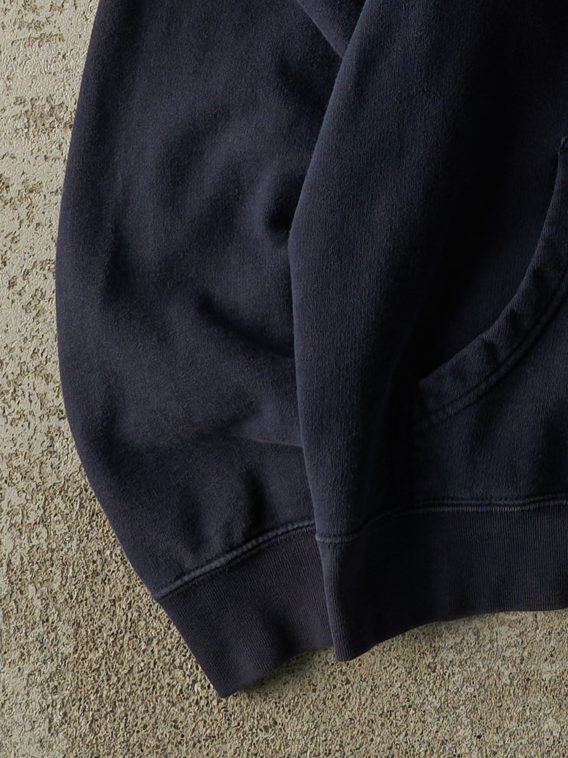 Vintage 90s Navy Blue Tommy Hilfiger Embroidered Zip Up Hoodie (L)