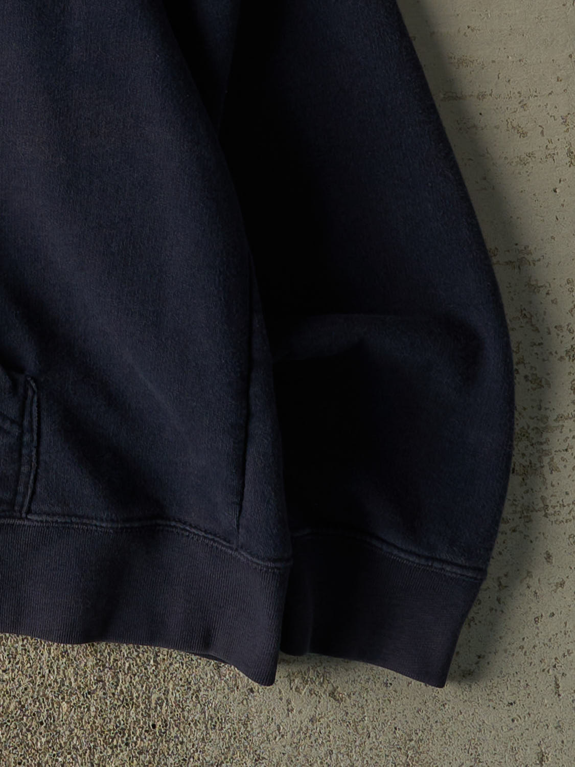 Vintage 90s Navy Blue Tommy Hilfiger Embroidered Zip Up Hoodie (L)