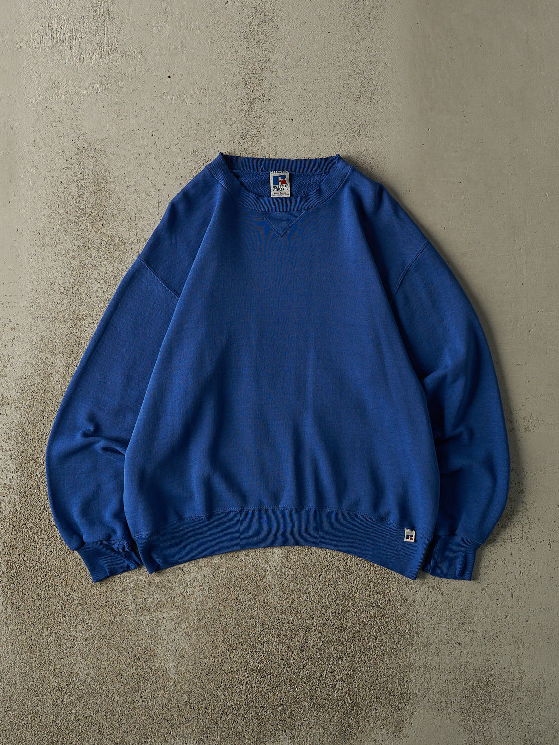 Vintage 90s Blue Russell Athletic Blank Crewneck (M)