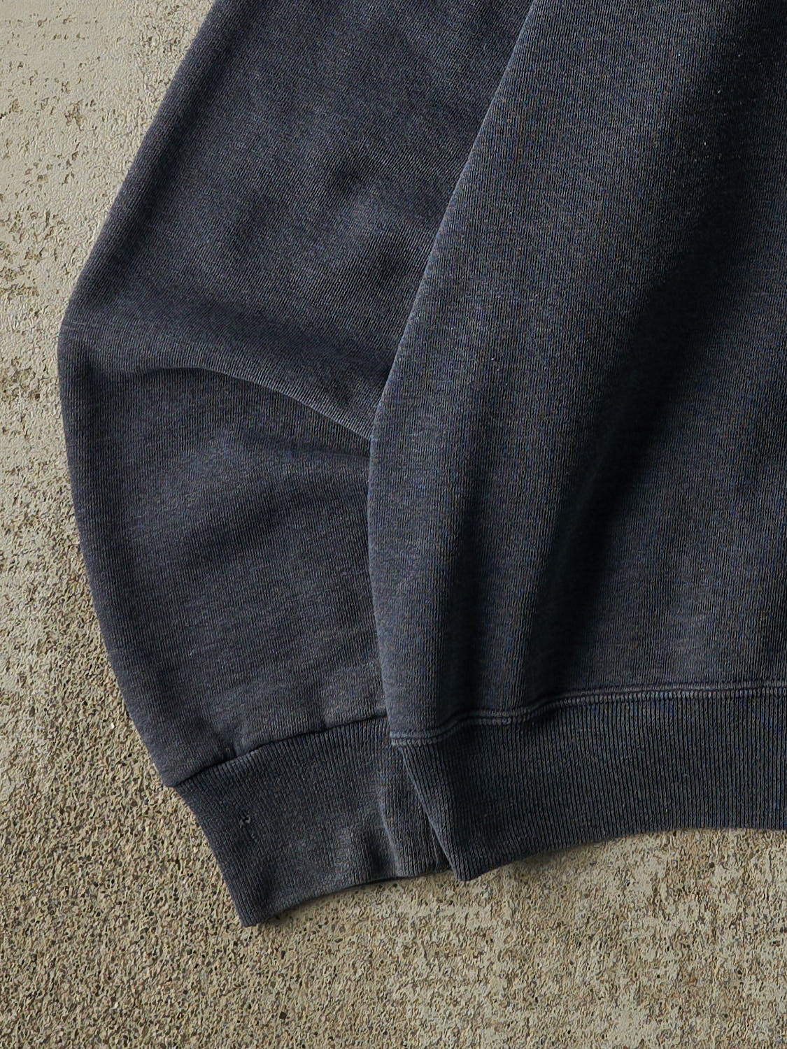 Vintage 90s Washed Blue Russell Athletic Blank Crewneck (XL)