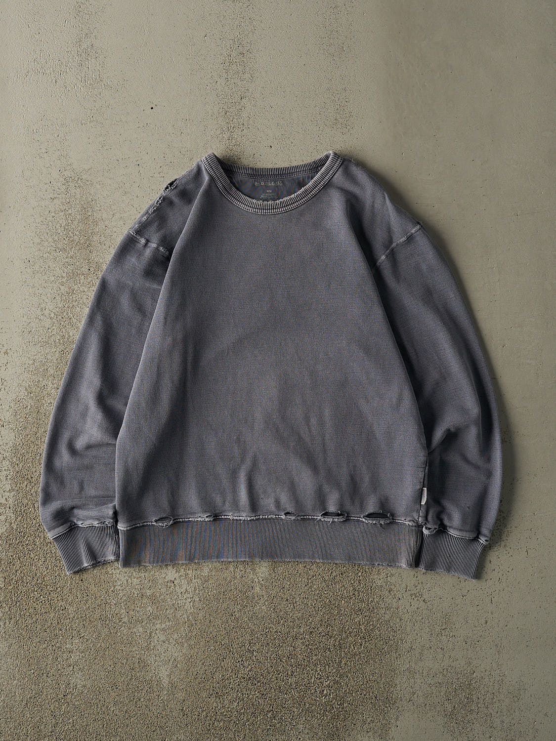 Vintage Y2K Washed Blue Wind River Blank Crewneck (M)