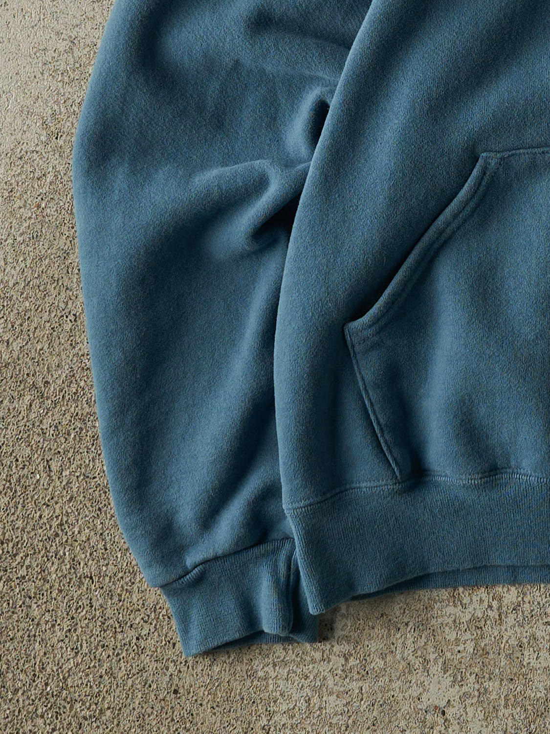 Vintage Y2K Teal Russell Athletic Embroidered Logo Hoodie (S)