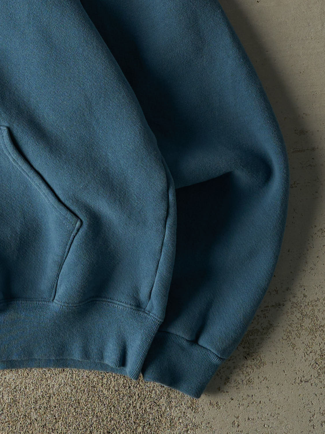 Vintage Y2K Teal Russell Athletic Embroidered Logo Hoodie (S)
