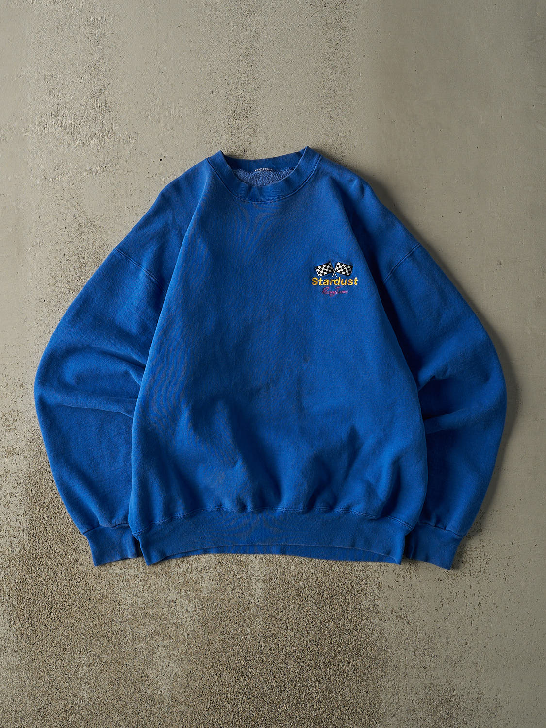 Vintage 80s Blue Stardust Racing Team Embroidered Crewneck (XL)